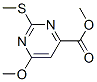 CAS#: 7249-19-6, Methyl 6-Methoxy-2-Methylsulfanyl-Pyrimidine-4-Carboxylate