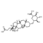 CAS#: 72504-58-6, (3alpha,5beta,12alpha)-12,24-Dihydroxy-24-oxocholan-3-yl beta-D-glucopyranosiduronic acid