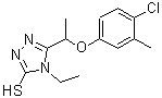 CAS#: 725217-57-2, 5-[1-(4-Chloro-3-methylphenoxy)ethyl]-4-ethyl-4H-1,2,4-triazole-3-thiol