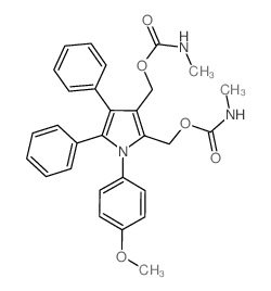 CAS#: 72572-63-5, [1-(4-Methoxyphenyl)-3-(Methylcarbamoyloxymethyl)-4,5-Di(Phenyl)Pyrrol-2-Yl]Methyl N-Methylcarbamate