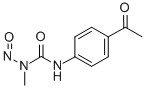 CAS 登录号：72586-67-5， 1-(4-乙酰基苯基)-3-甲基-3-亚硝基脲