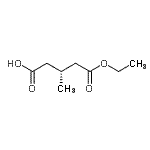 CAS 登录号：72594-19-5， (3R)-5-乙氧基-3-甲基-5-氧代戊酸