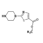 CAS#: 726185-68-8, Methyl 2-(1-piperazinyl)-1,3-thiazole-5-carboxylate
