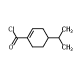 CAS#: 72622-70-9, 4-Isopropyl-1-cyclohexene-1-carbonyl chloride