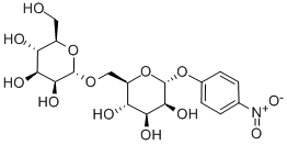 CAS 登录号：72647-96-2， (2R,3S,4S,5S,6R)-2-(4-硝基苯氧基)-6-[[(2S,3S,4S,5S,6R)-3,4,5-三羟基-6-(羟基甲基)四氢吡喃-2-基]氧基甲基]四氢吡喃-3,4,5-三醇