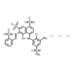 CAS#: 72659-67-7, Trisodium 4-{[5-chloro-6-methyl-2-(methylsulfonyl)-4-pyrimidinyl]amino}-5-hydroxy-6-[(2-sulfonatophenyl)diazenyl]-1,7-naphthalenedisulfonate