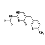 CAS#: 72716-93-9, 5-[(6-Methyl-3-pyridinyl)methyl]-2-(nitroamino)-4(1H)-pyrimidinone