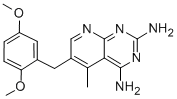 CAS#: 72732-56-0, 6-[(2,5-Dimethoxyphenyl)Methyl]-5-Methyl-Pyrido[2,3-d]Pyrimidine-2,4-Diamine