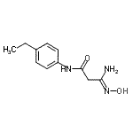 CAS 登录号：727369-80-4， N-(4-乙基苯基)-3-(羟基氨基)-3-亚氨基丙酰胺