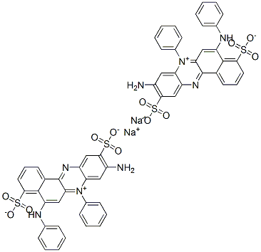 CAS#: 72749-80-5, Hydrogen 9-Amino-7-Phenyl-5-(Phenylamino)-4,10-Disulphonatobenzo[a]Phenazinium, Disodium Salt