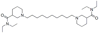 CAS 登录号：7276-37-1， 1,10-二(3-(N,N-二乙基氨基甲酰)哌啶)癸烷