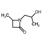 CAS 登录号：727739-38-0， 1-(2-羟基丙基)-4-甲基-2-氮杂环丁酮