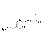 CAS#: 72790-22-8, (2E)-3-(5-Propyl-2-pyrimidinyl)acrylic acid