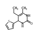 CAS#: 728004-19-1, 5-Ethyl-6-methyl-4-(2-thienyl)-3,4-dihydro-2(1H)-pyrimidinone