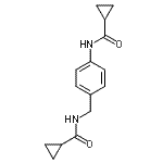 CAS#: 728027-35-8, N-{4-[(Cyclopropylcarbonyl)amino]benzyl}cyclopropanecarboxamide