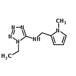 CAS#: 728030-56-6, 1-Ethyl-N-[(1-methyl-1H-pyrrol-2-yl)methyl]-1H-tetrazol-5-amine