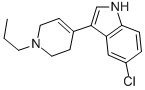 CAS 登录号：72808-80-1， 5-氯-3-(1-丙基-3,6-二氢-2H-吡啶-4-基)-1H-吲哚盐酸盐