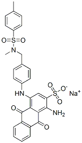 CAS#: 72828-82-1, Sodium 1-Amino-4-[[4-[[Methyl-(4-Methylphenyl)Sulfonylamino]Methyl]Phenyl]Amino]-9,10-Dioxoanthracene-2-Sulfonate