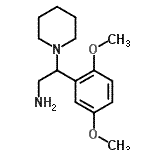 CAS#: 72864-28-9, 2-(2,5-Dimethoxyphenyl)-2-(1-piperidinyl)ethanamine