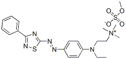 CAS#: 72906-38-8, [2-[Ethyl[4-[(3-Phenyl-1,2,4-Thiadiazol-5-Yl)Azo]Phenyl]Amino]Ethyl]Trimethylammonium Methyl Sulphate