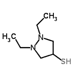 CAS#: 72911-69-4, 1,2-Diethyl-4-pyrazolidinethiol
