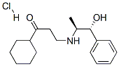 CAS 登录号：72913-80-5， 1-环己基-3-[[(1R,2S)-1-羟基-1-苯基丙烷-2-基]氨基]丙-1-酮盐酸盐