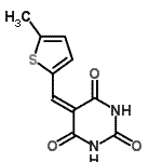 CAS#: 7293-32-5, 5-[(5-Methyl-2-thienyl)methylene]-2,4,6(1H,3H,5H)-pyrimidinetrione