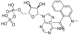 CAS#: 72947-52-5, [(2R,3S,4R,5R)-5-(6-Aminopurin-9-Yl)-4-Hydroxy-2-[(Hydroxy-Phosphonooxyphosphoryl)Oxymethyl]Oxolan-3-Yl] 5-Dimethylaminonaphthalene-1-Carboxylate