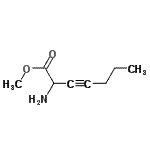 CAS#: 729553-63-3, Methyl 2-amino-3-heptynoate