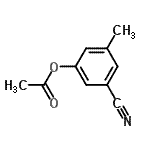CAS 登录号：729613-60-9， 3-氰基-5-甲基苯基乙酸酯