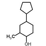 CAS#: 72987-60-1, 4-Cyclopentyl-2-methylcyclohexanol