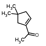 CAS#: 73011-50-4, 1-(4,4-Dimethyl-1-cyclopenten-1-yl)ethanone