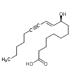 CAS#: 7309-58-2, (9S,10E)-9-Hydroxy-10-octadecen-12-ynoic acid