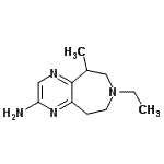 CAS#: 730917-56-3, 7-Ethyl-5-methyl-6,7,8,9-tetrahydro-5H-pyrazino[2,3-d]azepin-2-amine