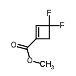 CAS#: 73131-48-3, Methyl 3,3-difluoro-1-cyclobutene-1-carboxylate