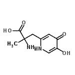 CAS#: 731750-09-7, 2-Amino-3-(5-hydroxy-4-oxo-1,4-dihydro-2-pyridinyl)-2-methylpropanoic acid