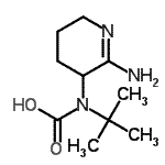 CAS#: 731763-67-0, (2-Amino-3,4,5,6-tetrahydro-3-pyridinyl)(2-methyl-2-propanyl)carbamic acid