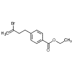 CAS#: 731772-91-1, Ethyl 4-(3-bromo-3-buten-1-yl)benzoate