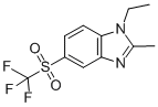 CAS#: 732-20-7, 1-Ethyl-2-Methyl-5-[(Trifluoromethyl)Sulfonyl]-1H-Benzimidazole