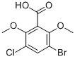 CAS#: 73219-92-8, 3-Bromo-5-Chloro-2,6-Dimethoxybenzoic Acid