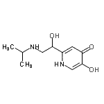 CAS#: 732194-12-6, 5-Hydroxy-2-[1-hydroxy-2-(isopropylamino)ethyl]-4(1H)-pyridinone