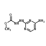 CAS 登录号：732194-90-0， 甲基2-(4-氨基-1,3,5-三嗪-2-基)肼羧酸酯