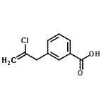 CAS#: 732249-12-6, 3-(2-Chloro-2-propen-1-yl)benzoic acid