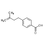 CAS 登录号：732249-74-0， 4-(3-甲基-3-丁烯-1-基)苯甲酸