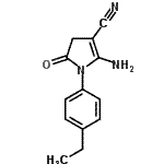 CAS 登录号：732291-60-0， 2-氨基-1-(4-乙基苯基)-5-氧代-4,5-二氢-1H-吡咯-3-甲腈