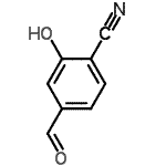 CAS 登录号：73289-83-5， 4-甲酰基-2-羟基苯甲腈