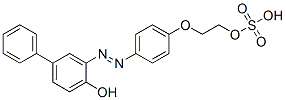 CAS#: 73301-95-8, 2-[4-[(2E)-2-(6-Oxo-3-Phenyl-1-Cyclohexa-2,4-Dienylidene)Hydrazinyl]Phenoxy]Ethyl Hydrogen Sulfate
