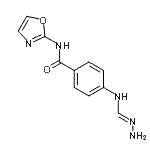 CAS 登录号：733045-69-7， 4-{[(E)-亚肼基甲基]氨基}-N-(1,3-恶唑-2-基)苯甲酰胺