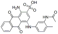 CAS#: 73309-50-9, 4-[(3-Acetamido-4-Methylphenyl)Amino]-1-Amino-9,10-Dioxoanthracene-2-Sulfonic Acid