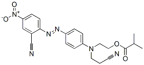CAS 登录号：73309-52-1， 2-[2-氰基乙基-[4-(2-氰基-4-硝基苯基)偶氮苯基]氨基]乙基2-甲基丙酸酯
